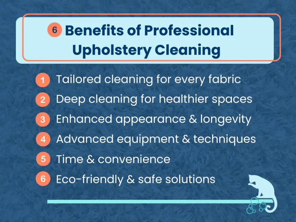 6 benefits of professional upholstery cleaning