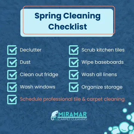 Spring Cleaning Checklist 
