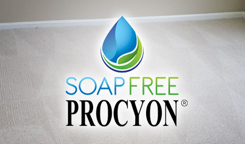 Procyon products used for professional carpet cleaning